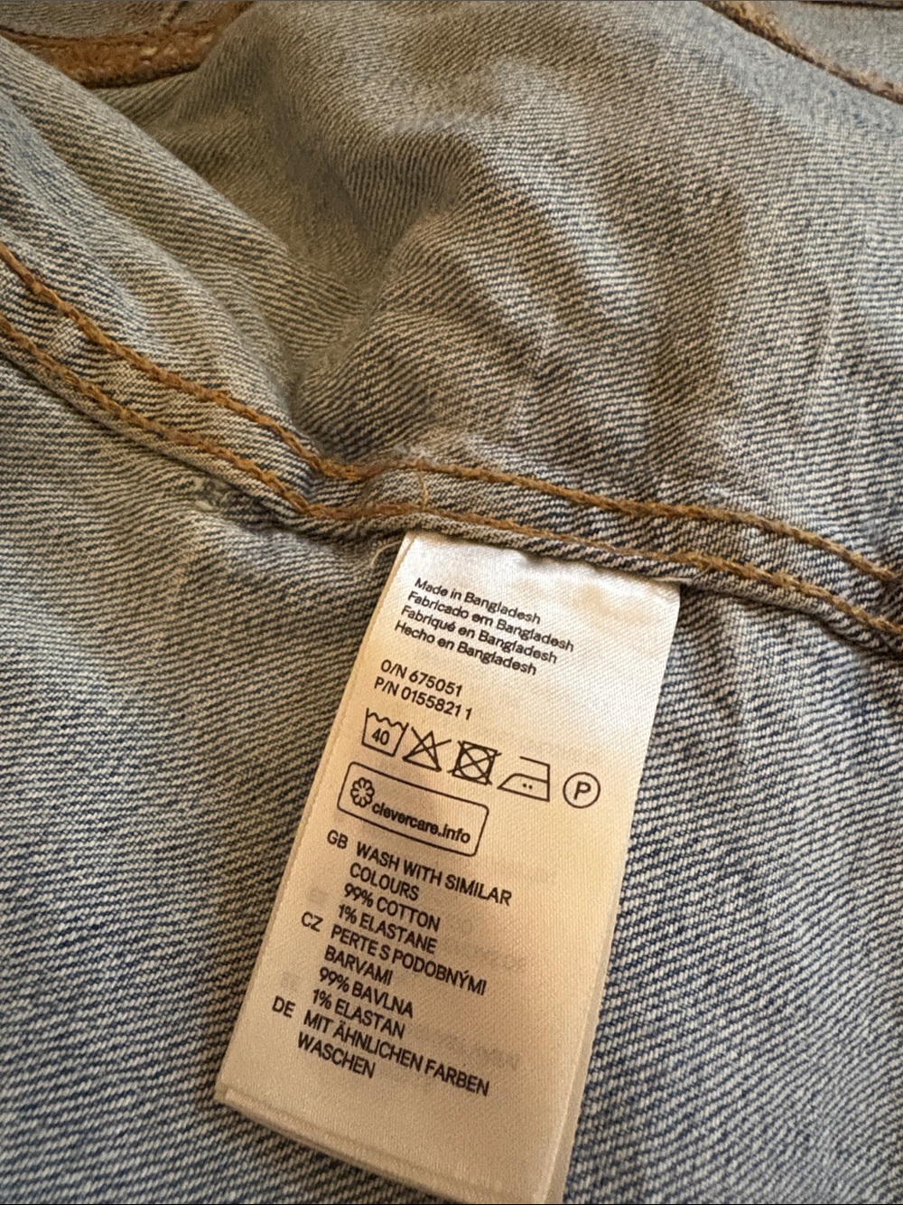 H&M Light Blue Denim Jean Jacket - Women's Button-Front - Picture 14 of 14